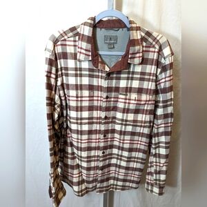Royal Robbins Active Fit Flannel shirt Size Large